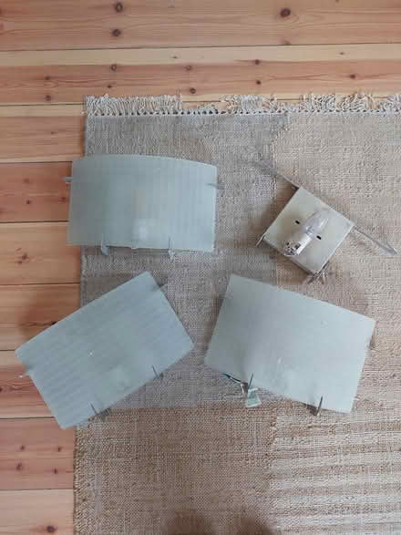 Photo of free Frosted glass wall lights x 4 (St George BS5) #1