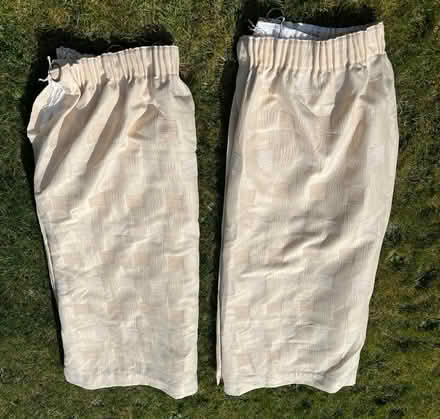 Photo of free Lined curtains 135 x 135 approx (St Julians AL1) #1