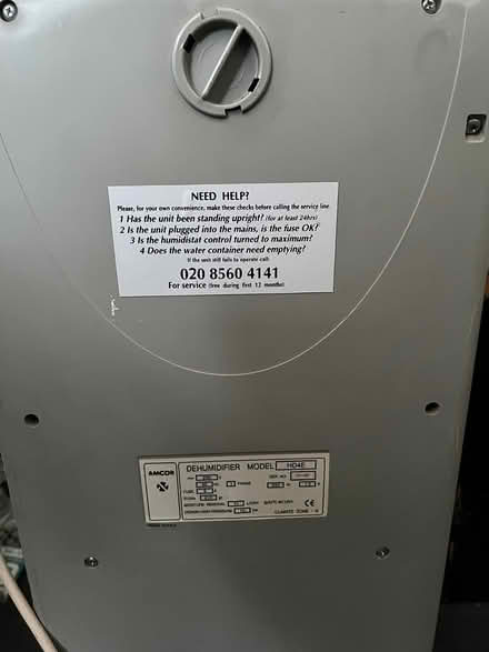 Photo of free Amcor dehumidifier (Worcester park KT4) #4