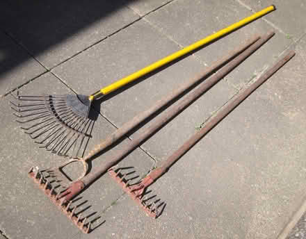 Photo of free Garden Rakes And A Hoe (Belper DE56) #1