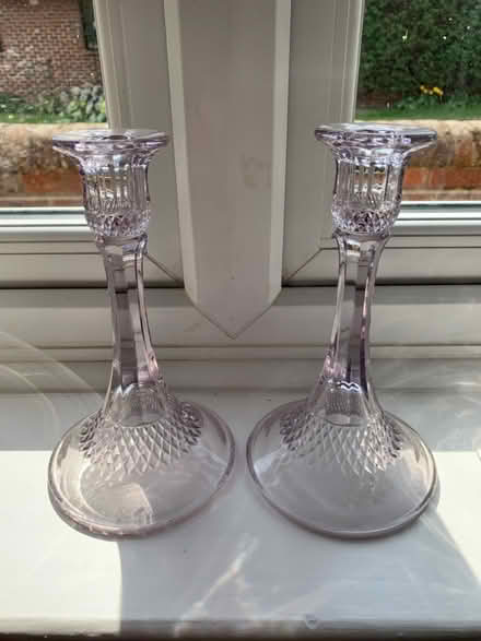 Photo of free Glass candlesticks and similar bits (OX10 6hq) #1