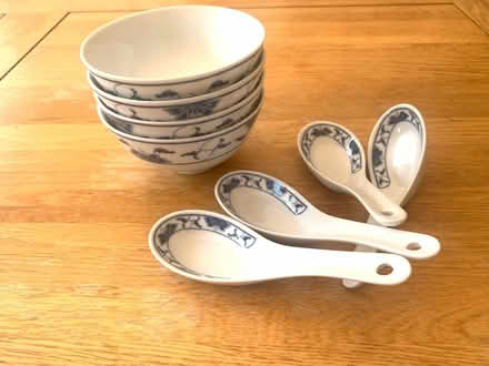 Photo of free Rice bowls and spoons (Churchdown GL3) #1