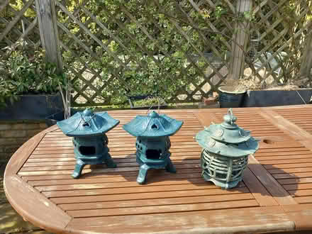 Photo of free 3 garden lanterns (Kilmington) #1