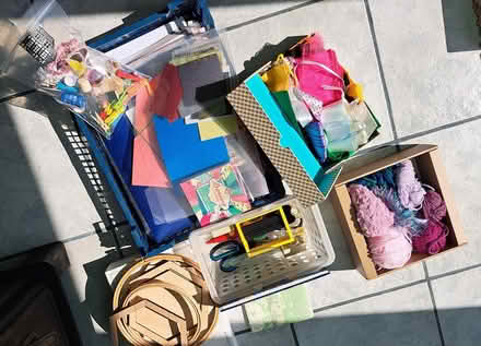 Photo of free Craft items. Paper. Wool. Ribbon (Stapleford Nottingham) #2