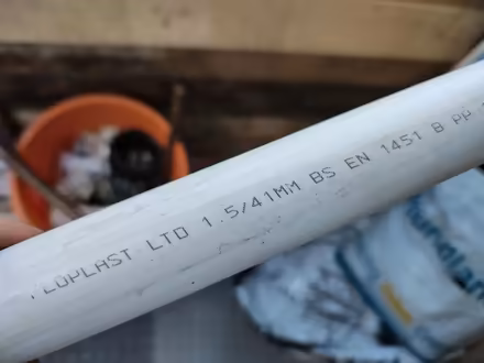 Photo of free Floplast pipes white (Sarisbury Green SO31) #2