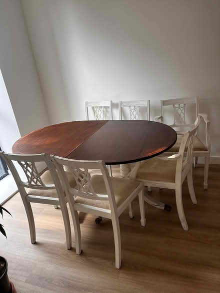 Photo of free Dining table 6 chairs (CM17) #1
