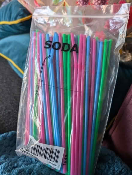 Photo of free Bag of plastic straws (Crewe CW1) #1
