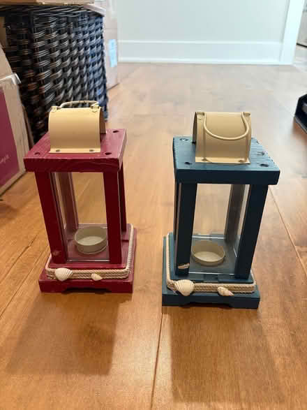 Photo of free 2 decorative seashore lanterns (Doylestown PA) #1