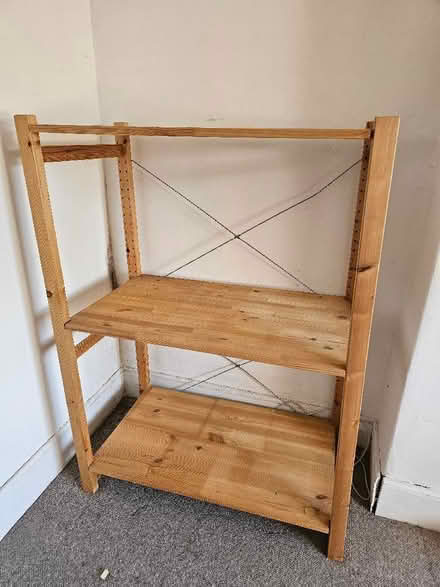 Photo of free IKEA three shelf unit (Ebley GL5) #1