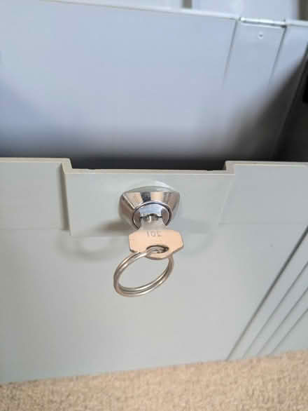Photo of free Sturdy lockable box with key (Mosspark, Glasgow G52) #4