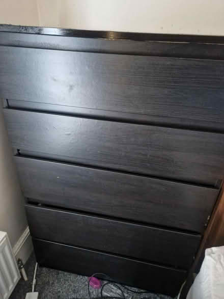 Photo of free Set of 5 black clothes drawers (Bristol Eastville BS5) #1