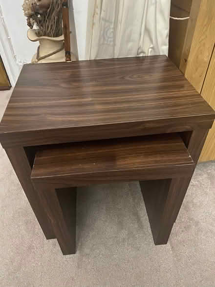 Photo of free Mahogany nest of tables (Upton Park E13) #2