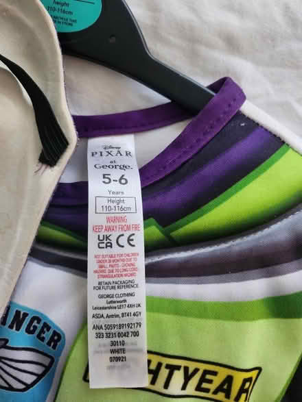 Photo of free Buzz Light Year 5-6 years (WA4) #2