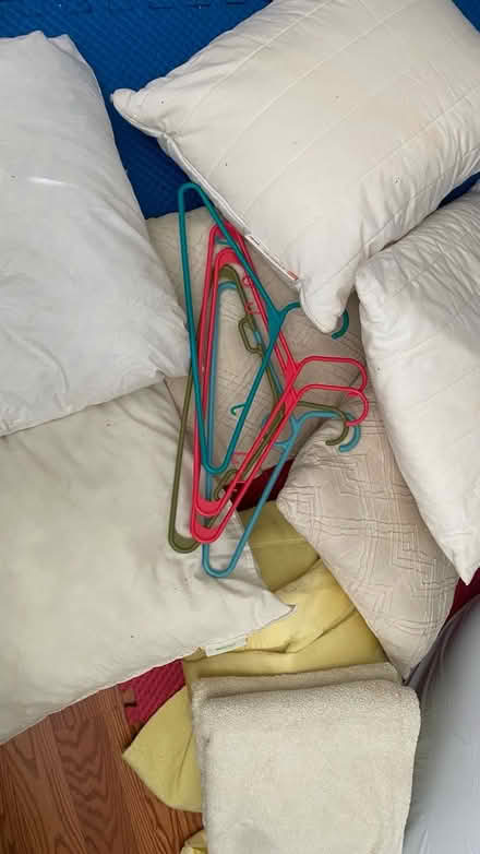 Photo of free 6 pillows, hangers and blankets (Alexandria , VA) #1