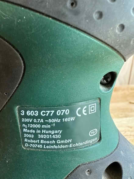 Photo of free Bosch mouse/palm sander (Wake Green B13) #2