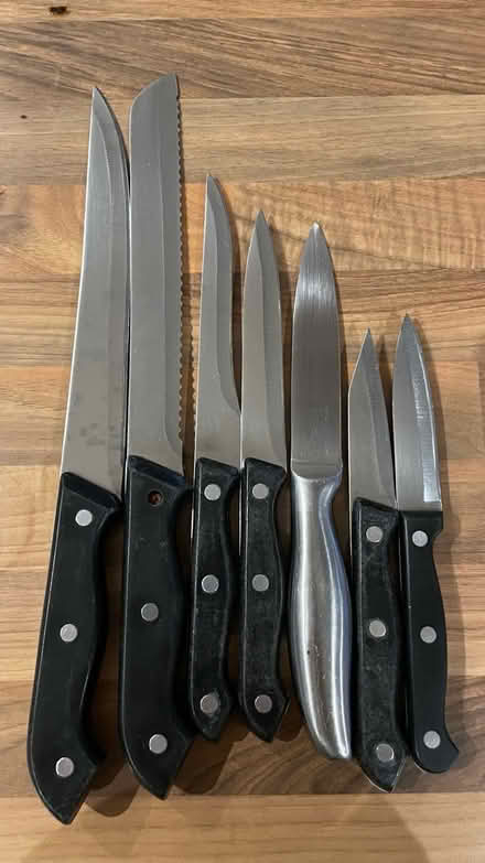 Photo of free Kitchen knife set (Taffs Well CF15) #1