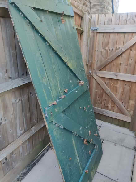 Photo of free Sturdy old shed door (Corsham SN13) #2