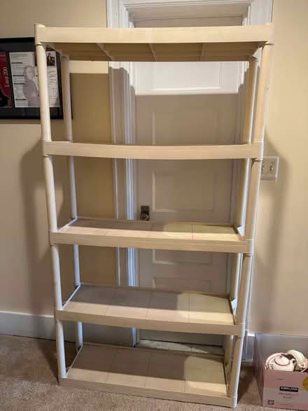 Photo of free 2 Plastic shelving units (Capitol Hill) #1