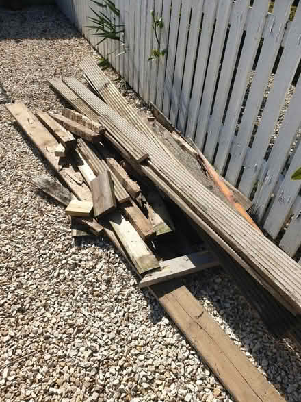 Photo of free Various timber and a benc (Tadcaster LS24) #1