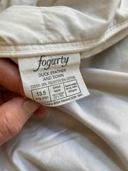 Photo of free Single duvet (Beckenham BR3) #2