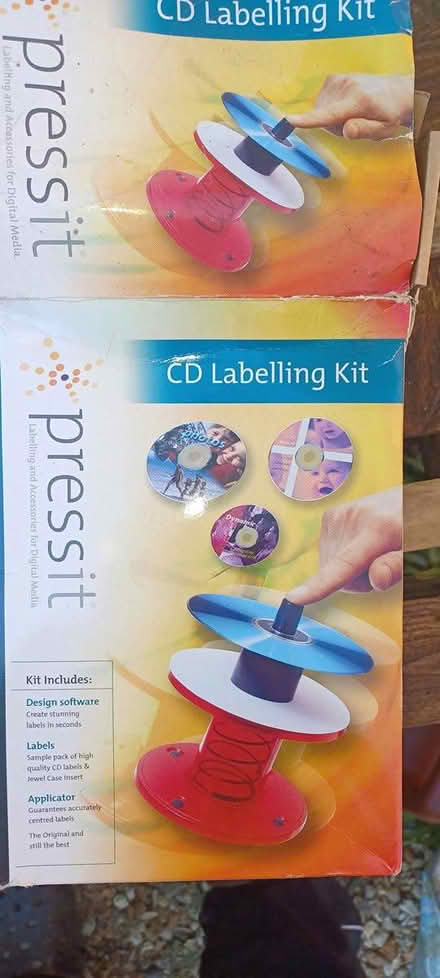 Photo of free cd/dvd label press (TA14 6QW stoke sub hamdon) #1