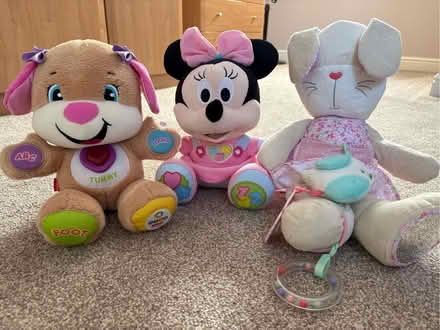 Photo of free Three soft toys interactive (Sutton in Ashfield NG17) #1