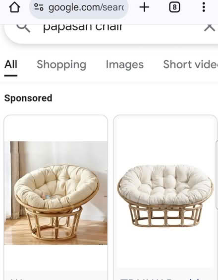 Photo of Papasan chair/sofa (Maidstone ME15) #1