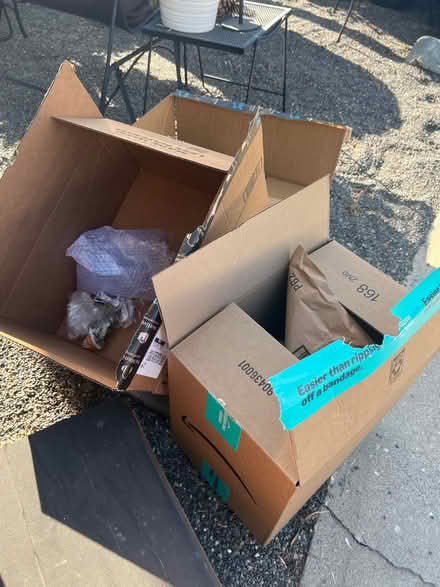 Photo of free Boxes and bubble wrap (Hawthorne) #1