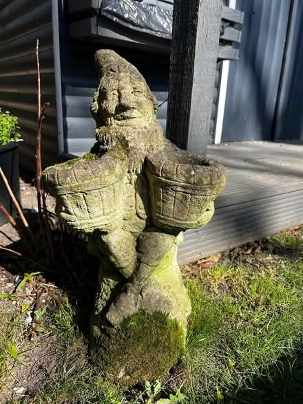 Photo of free 55cm Garden Gnome with planters (West Yorkshire) #1