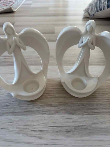 Photo of free 2 angel tea light holders (GL3) #1