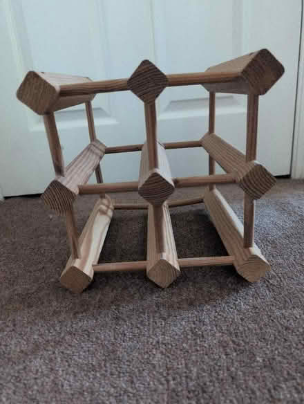 Photo of free Small wooden wine rack (Eastcote HA5) #1