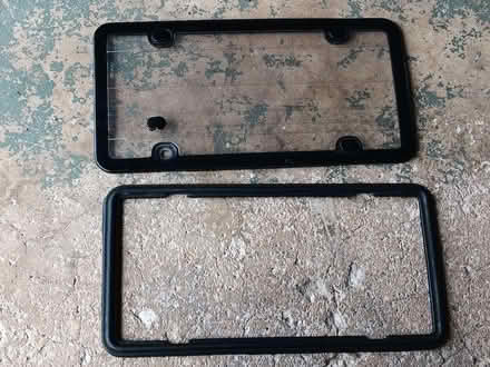 Photo of free License plate cover (Bolingbrook) #1