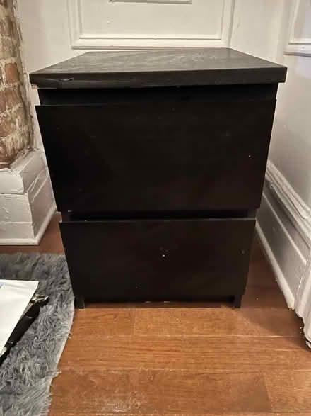 Photo of free Two-Drawer Nightstand (East village) #2