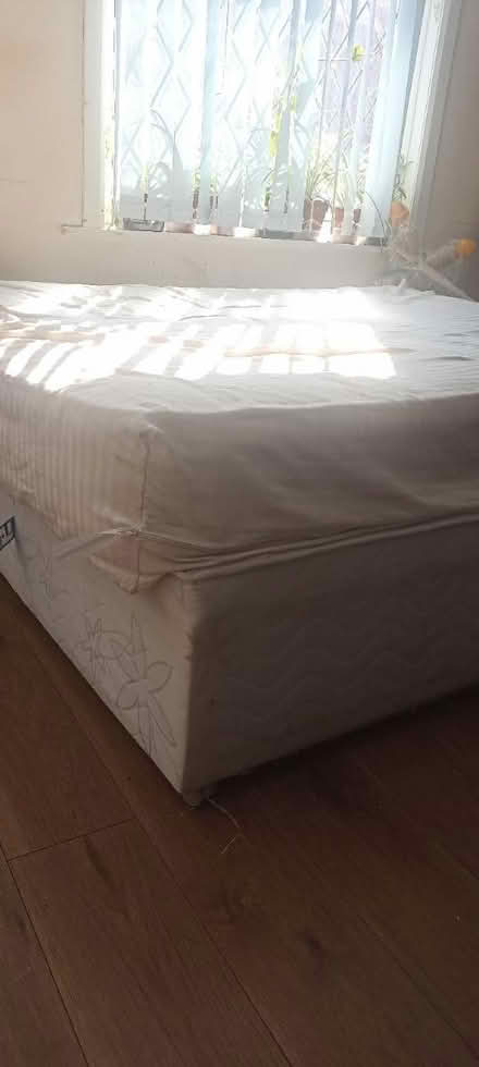 Photo of free Double bed with mattress (Leeds LS11) #2