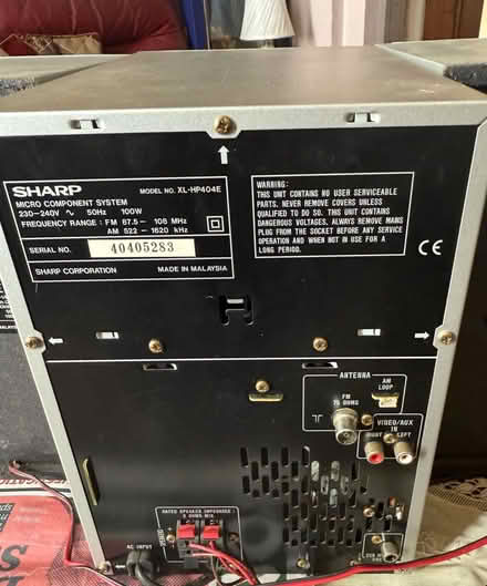 Photo of free Sanyo stereo system. Never usec (Croydon. CR2 9) #4