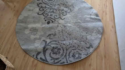 Photo of free 48 inch round rug light gray (Cupertino/West San Jose) #4