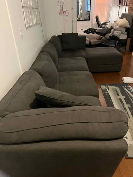 Photo of free Dark Gray Sectional Sofa (East village) #1