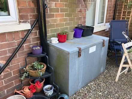 Photo of free metal storage box (WN7) #1