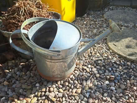 Photo of free Metal watering can (not watertight) (Forestgreen) #1