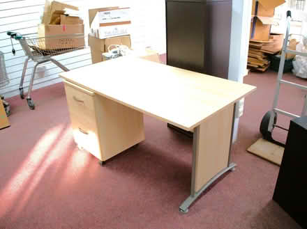 Photo of free Office desk complete with filing cabinet under Width = 147cm (Burgess Hill RH15) #3
