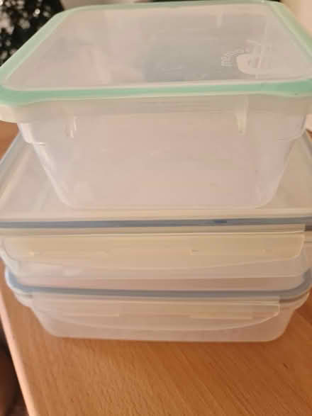 Photo of free 3 tupperware containers (Hertford SG13) #1