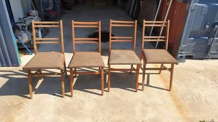 Photo of free 4 Retro dining chairs (Bournda) #1