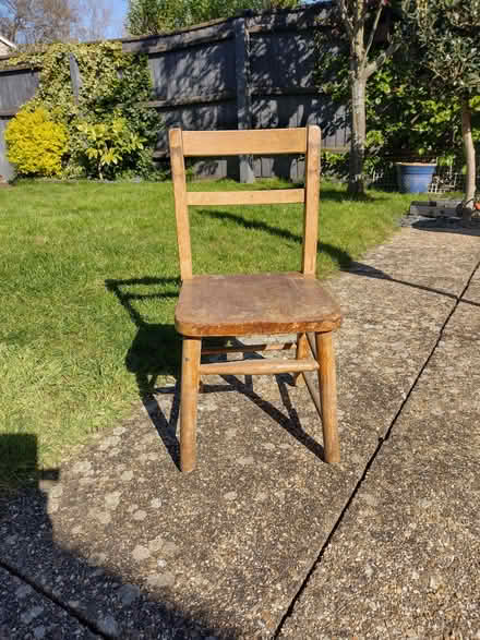 Photo of free Old fashioned school chair (Heacham PE31) #1