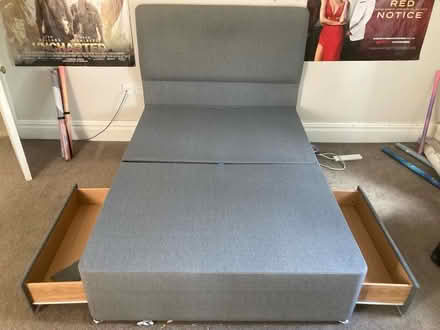 Photo of free Queen size divan base and headboard (Shap CA10) #1