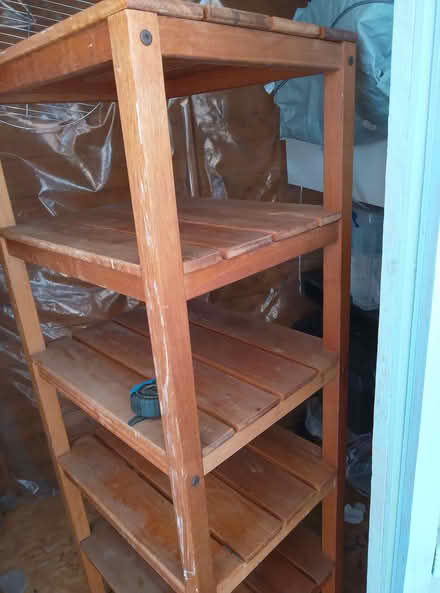 Photo of free Solid wood shelving unit (N5 Highbury) #2