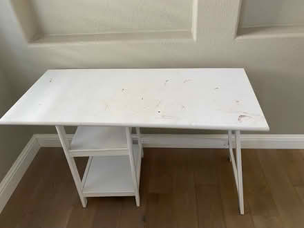 Photo of free White wood desk (5 canyons Castro Valley) #1