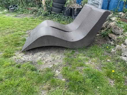 Photo of free Two synthetic rattan sun loungers (Anerley) #3