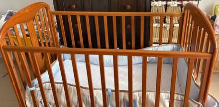 Photo of free Wooden Baby cot (St. John's Wood NW8) #2
