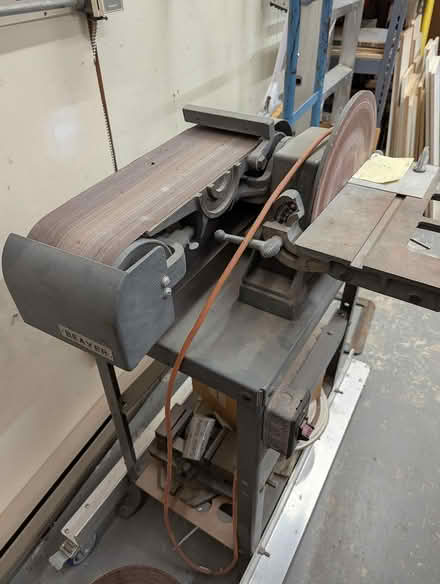 Photo of free larger belt/disc sander on a cart (Near Slack and Merivale) #2