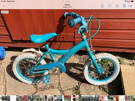 Photo of free Childs Bike needing attention (Littleover DE23) #1
